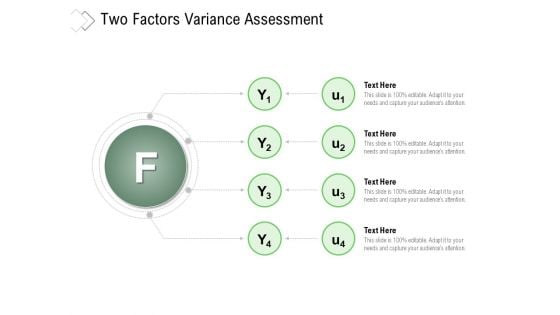 Two Factors Variance Assessment Ppt PowerPoint Presentation Gallery Guidelines PDF