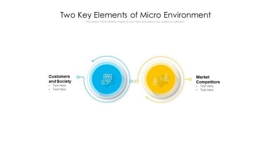 Two Key Elements Of Micro Environment Ppt PowerPoint Presentation Icon Inspiration PDF