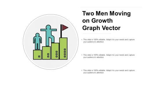 Two Men Moving On Growth Graph Vector Ppt PowerPoint Presentation Professional Microsoft