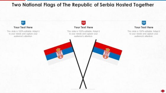 Two National Flags Of The Republic Of Serbia Hosted Together Icons PDF