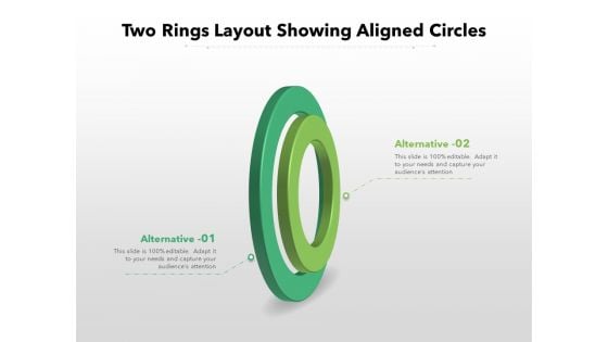 Two Rings Layout Showing Aligned Circles Ppt PowerPoint Presentation Infographics Background Images PDF