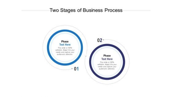 Two Stages Of Business Process Ppt PowerPoint Presentation Outline Maker