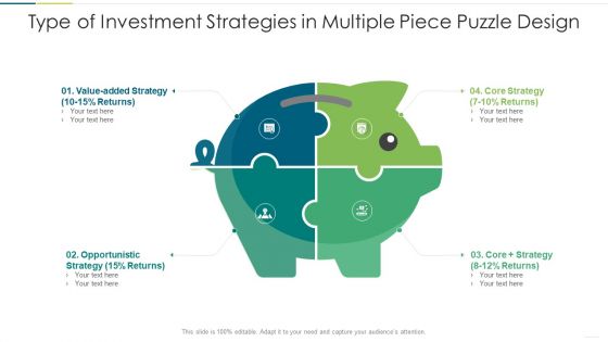 Type Of Investment Strategies In Multiple Piece Puzzle Design Elements PDF