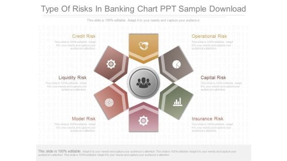 Type Of Risks In Banking Chart Ppt Sample Download