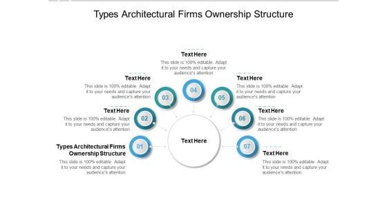 Types Architectural Firms Ownership Structure Ppt PowerPoint Presentation Infographics Diagrams Cpb