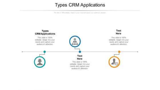 Types CRM Applications Ppt PowerPoint Presentation Pictures Sample Cpb Pdf