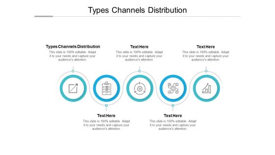 Types Channels Distribution Ppt PowerPoint Presentation Show Clipart Cpb