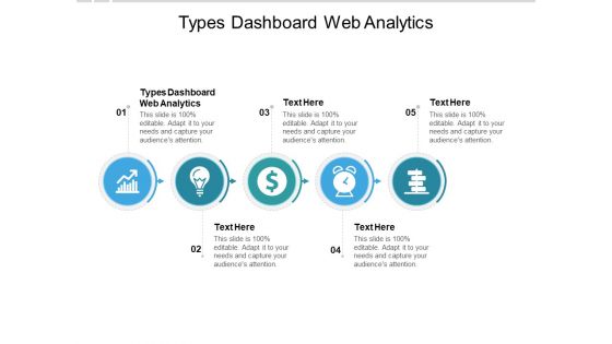 Types Dashboard Web Analytics Ppt PowerPoint Presentation Summary Layout Cpb