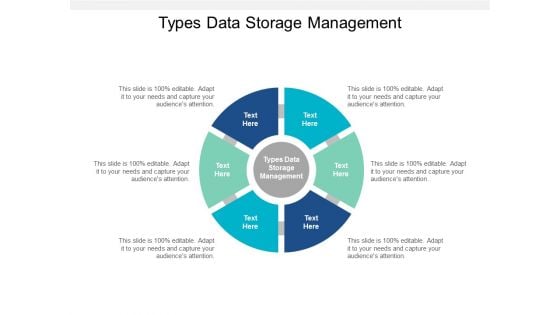 Types Data Storage Management Ppt PowerPoint Presentation Infographics Topics Cpb