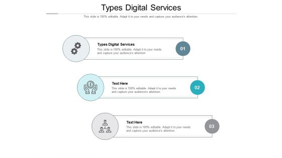 Types Digital Services Ppt PowerPoint Presentation Guidelines Cpb Pdf