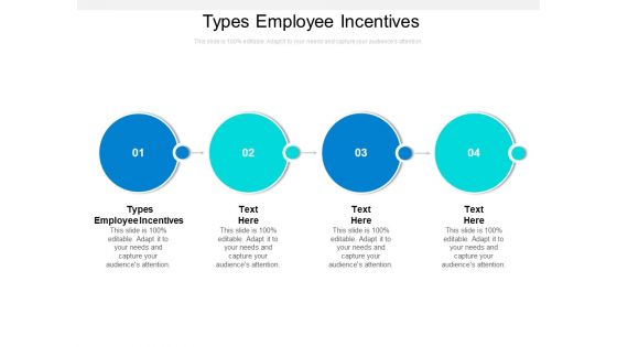 Types Employee Incentives Ppt PowerPoint Presentation Summary Portrait Cpb