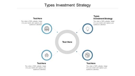 Types Investment Strategy Ppt PowerPoint Presentation Professional Clipart Images Cpb
