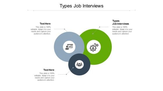 Types Job Interviews Ppt PowerPoint Presentation Pictures Shapes Cpb