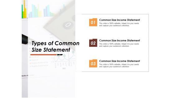 Types Of Common Size Statement Ppt PowerPoint Presentation Model Example