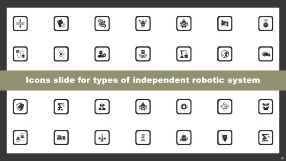 Types Of Independent Robotic System Ppt PowerPoint Presentation Complete Deck With Slides Slide60