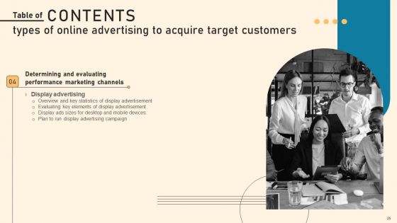 Types Of Online Advertising To Acquire Target Customers Ppt PowerPoint Presentation Complete Deck With Slides