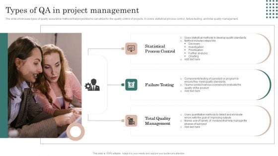 Types Of QA In Project Management Microsoft PDF