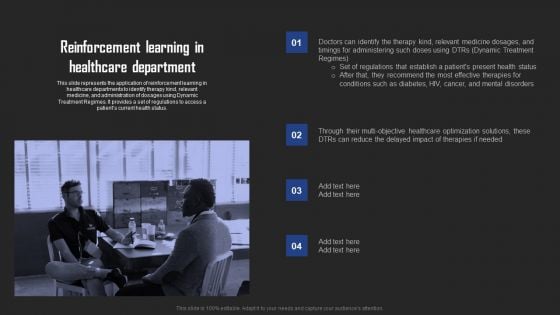 Types Of Reinforcement Learning In ML Reinforcement Learning In Healthcare Department Designs PDF