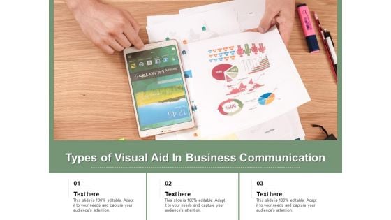 Types Of Visual Aid In Business Communication Ppt PowerPoint Presentation Gallery Example Introduction PDF