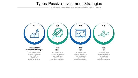 Types Passive Investment Strategies Ppt PowerPoint Presentation File Infographic Template Cpb Pdf