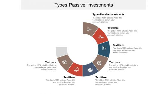 Types Passive Investments Ppt PowerPoint Presentation Layouts Background Image Cpb Pdf