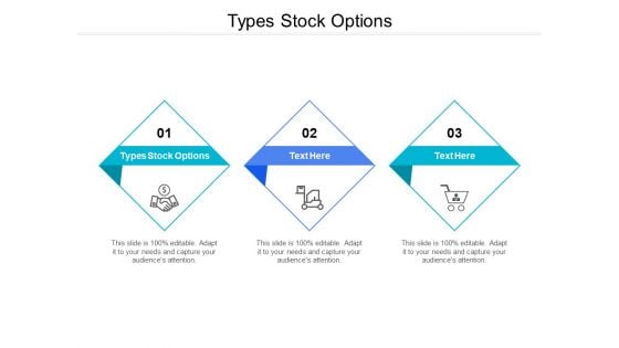 Types Stock Options Ppt PowerPoint Presentation Infographics Maker Cpb