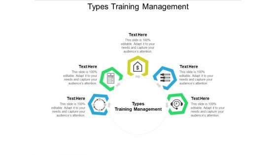 Types Training Management Ppt PowerPoint Presentation Icon Graphics Cpb