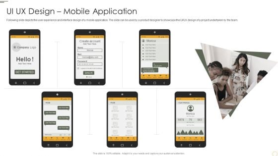 UI UX Design Mobile Application Information PDF