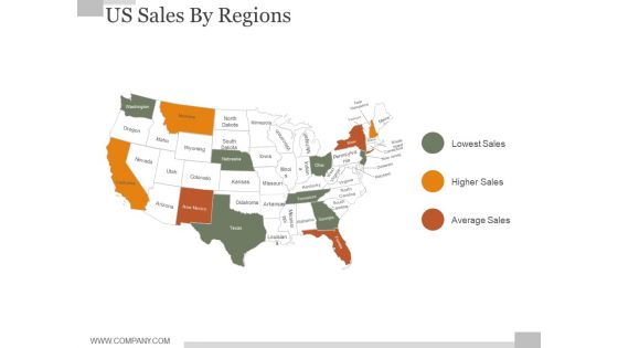 US Sales By Regions Ppt PowerPoint Presentation Samples