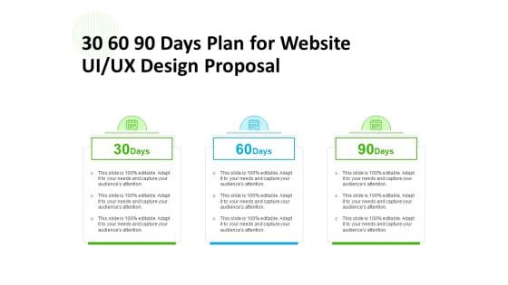 UX Design Services 30 60 90 Days Plan For Website UI UX Design Proposal Professional PDF UX Design Services 30 60 90 Days Plan For Website UI UX Design Proposal Professional PDF