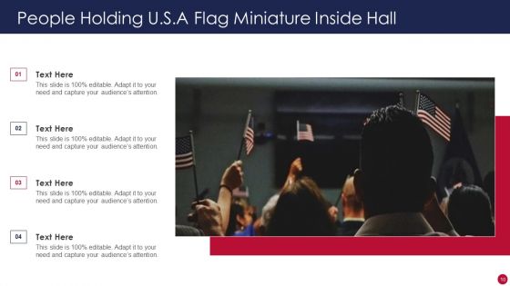 U S A Flag Ppt PowerPoint Presentation Complete With Slides