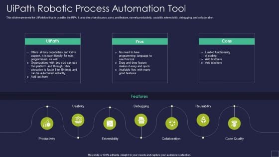 Uipath Robotic Process Automation Tool Robotic Process Automation Technology Diagrams PDF