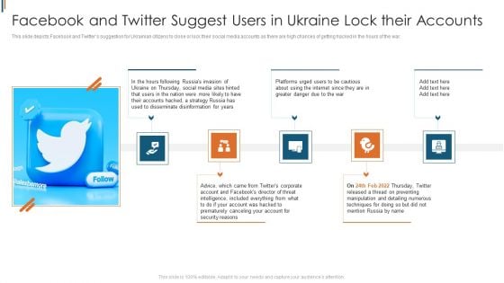 Ukraine Cyberwarfare Facebook And Twitter Suggest Users In Ukraine Lock Their Accounts Information Pdf