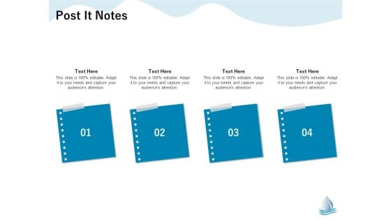 Underground Aquifer Supervision Post It Notes Ppt Layouts Example Introduction PDF