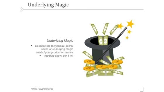 Underlying Magic Ppt PowerPoint Presentation Information