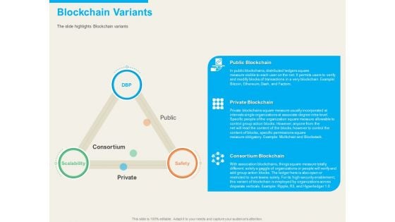 Understanding Blockchain Basics Use Cases Blockchain Variants Ppt Portfolio Summary PDF