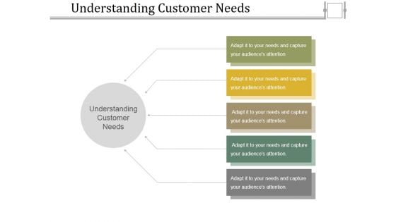 Understanding Customer Needs Template 1 Ppt PowerPoint Presentation Ideas Icons