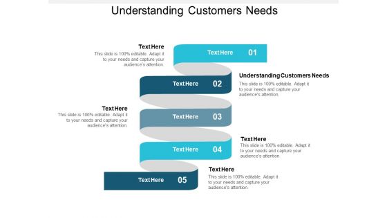 Understanding Customers Needs Ppt PowerPoint Presentation Visual Aids Infographics Cpb