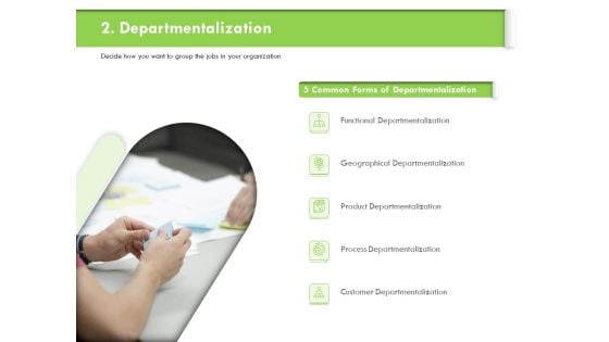 Understanding Organizational Structures Departmentalization Ppt Outline Master Slide PDF