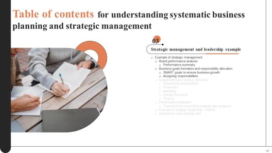 Understanding Systematic Business Planning And Strategic Management Ppt PowerPoint Presentation Complete Deck With Slides Slide42