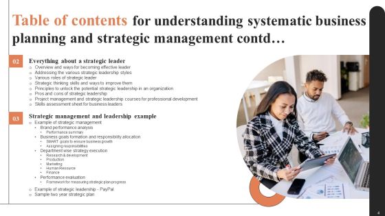 Understanding Systematic Business Planning And Strategic Management Ppt PowerPoint Presentation Complete Deck With Slides Slide03