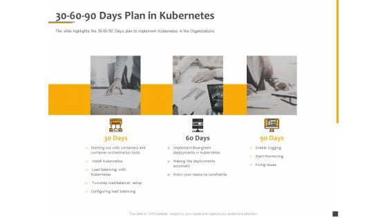 Understanding The Kubernetes Components Through Diagram 30 60 90 Days Plan In Kubernetes Introduction PDF
