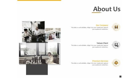 Understanding The Kubernetes Components Through Diagram About Us Ppt Portfolio Slide Download PDF