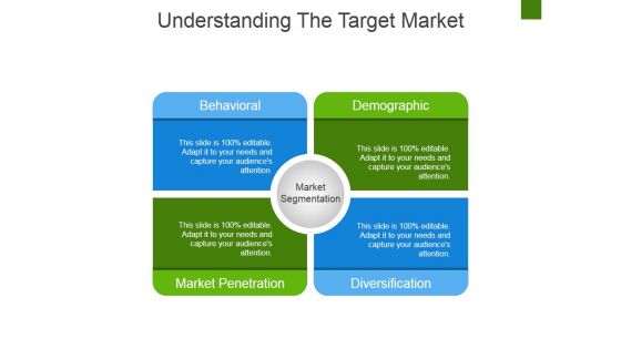 Understanding The Target Market Ppt PowerPoint Presentation Pictures Graphics Example