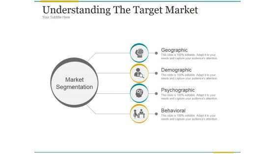 Understanding The Target Market Ppt PowerPoint Presentation Show