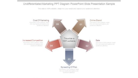 Undifferentiated Marketing Ppt Diagram Powerpoint Slide Presentation Sample