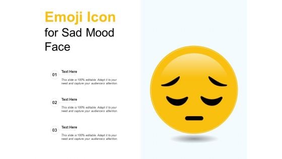 Unhappy Emoticon Individual Sad Mood Face Ppt PowerPoint Presentation Complete Deck