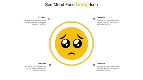 Unhappy Emoticon Individual Sad Mood Face Ppt PowerPoint Presentation Complete Deck