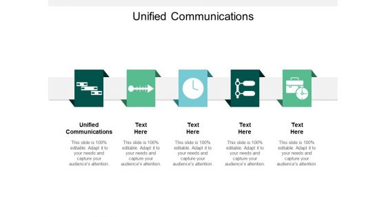 Unified Communications Ppt PowerPoint Presentation Pictures Summary Cpb