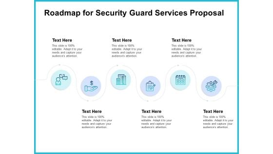 Uniformed Security Roadmap For Security Guard Services Proposal Diagrams PDF